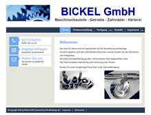 Tablet Screenshot of bickelgmbh.com